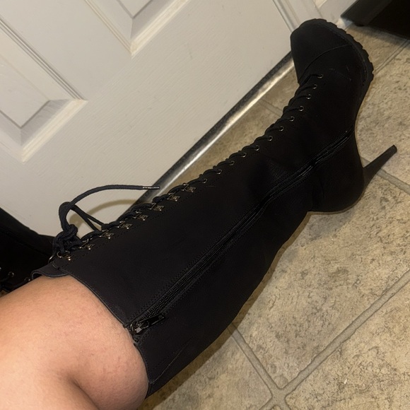 Aldo Leather Knee Hi Boots - Picture 6 of 12
